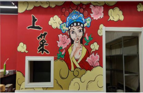 开江墙体彩绘的发展和应用
