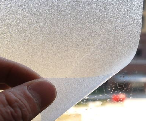 开江玻璃门外面粘广告用什么材料好？